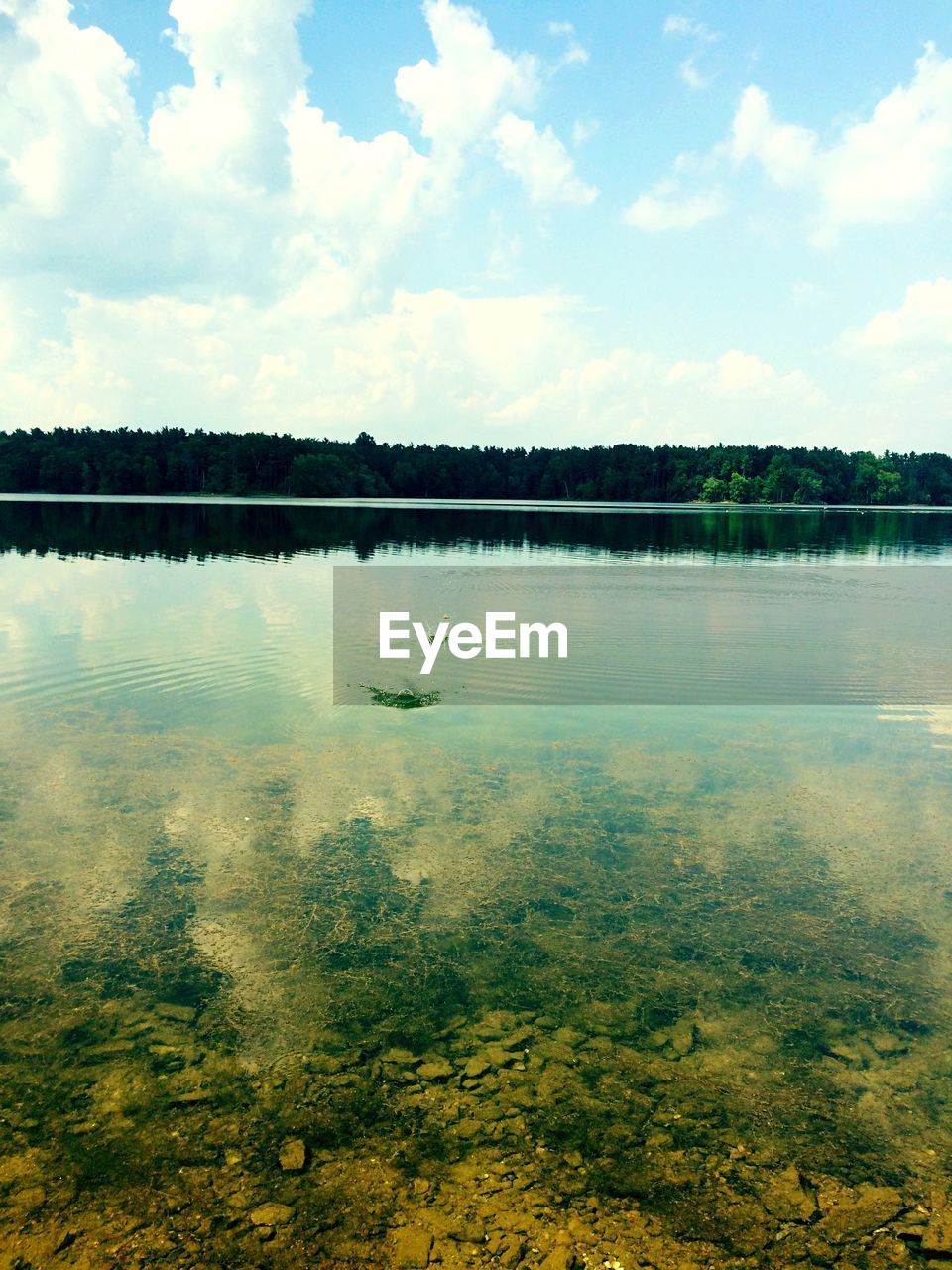 Scenic view of river against sky