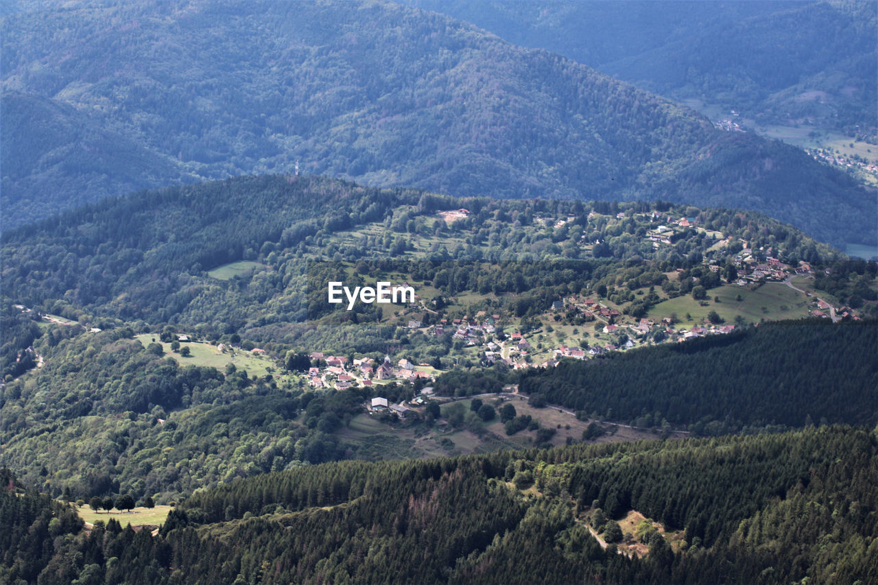 High angle view of landscape