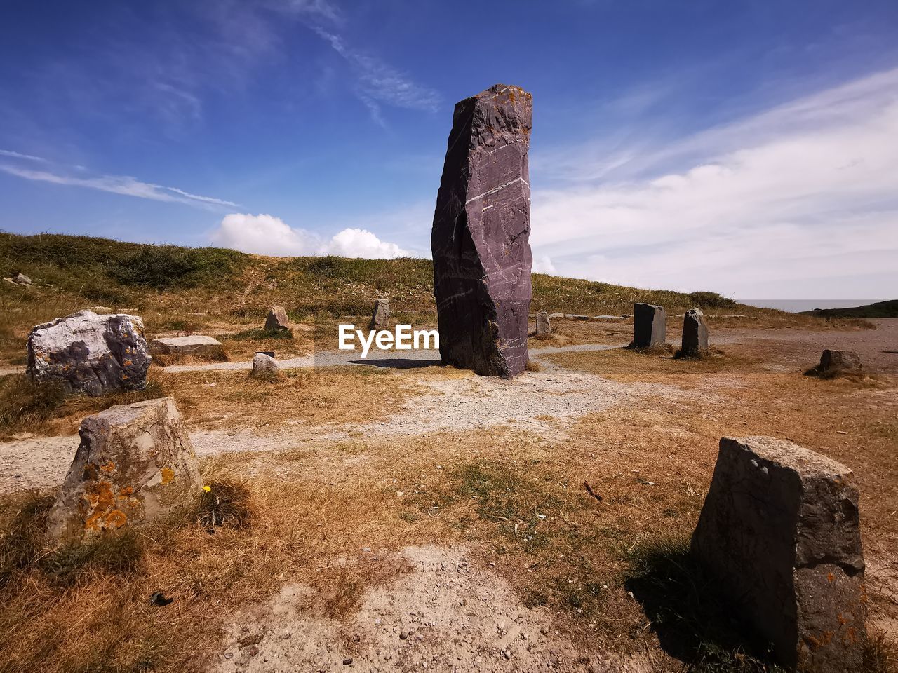 VIEW OF ROCK FORMATIONS ON LANDSCAPE