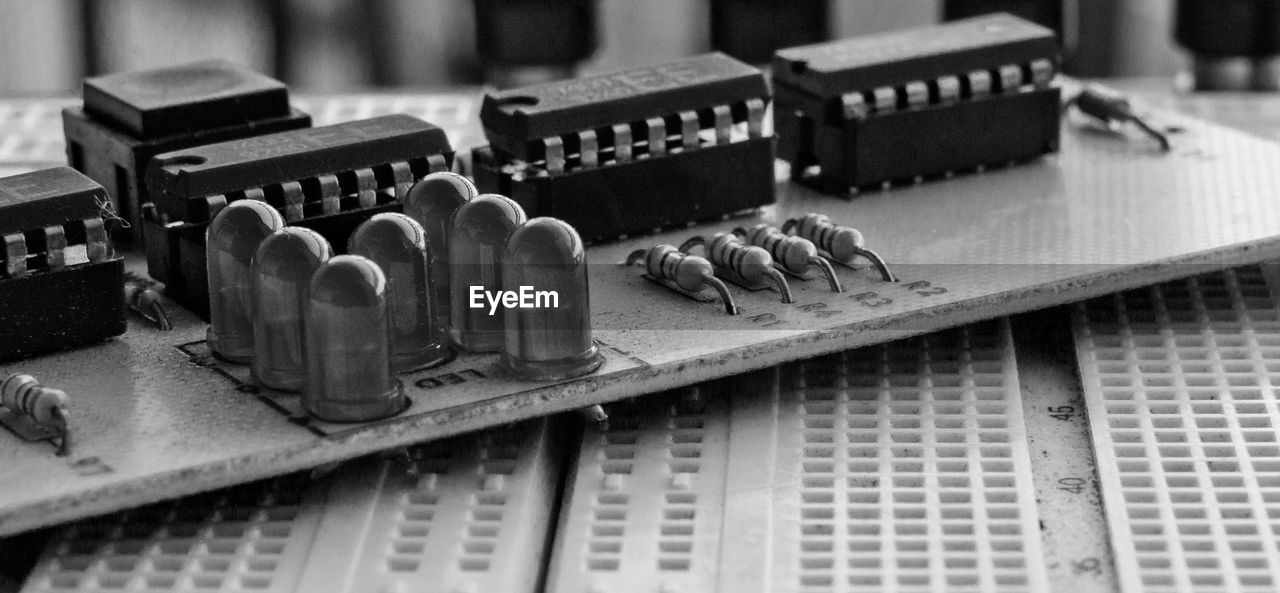 Close-up of circuit board