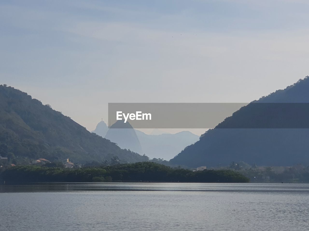 SCENIC VIEW OF LAKE AGAINST MOUNTAINS