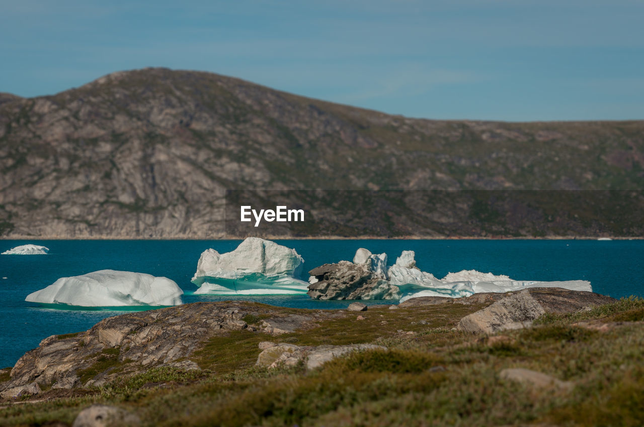 Scenic landscape in greenland