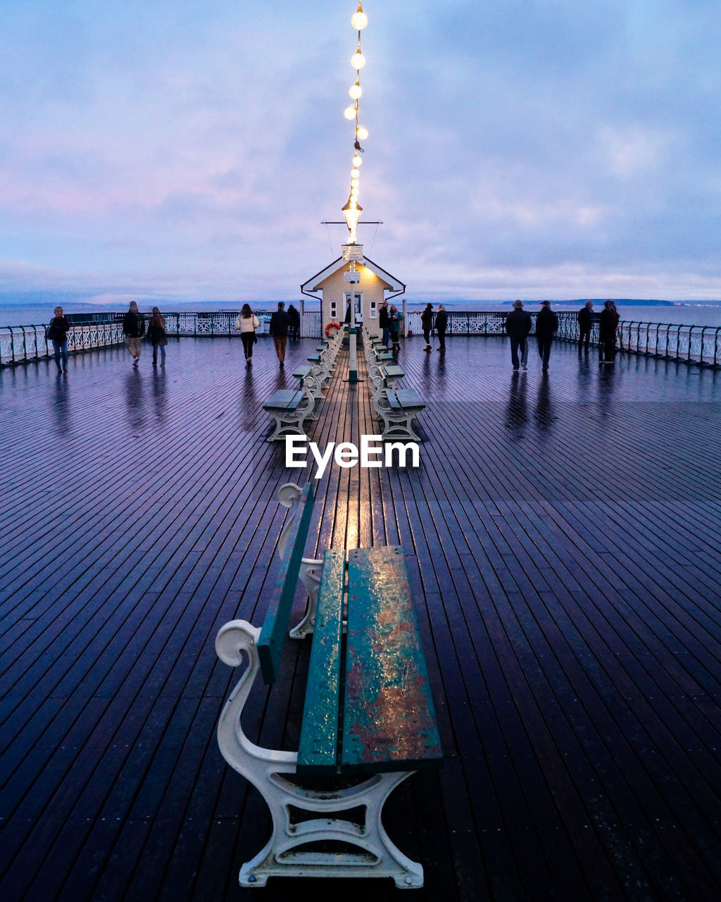 Blue hour at the pier 