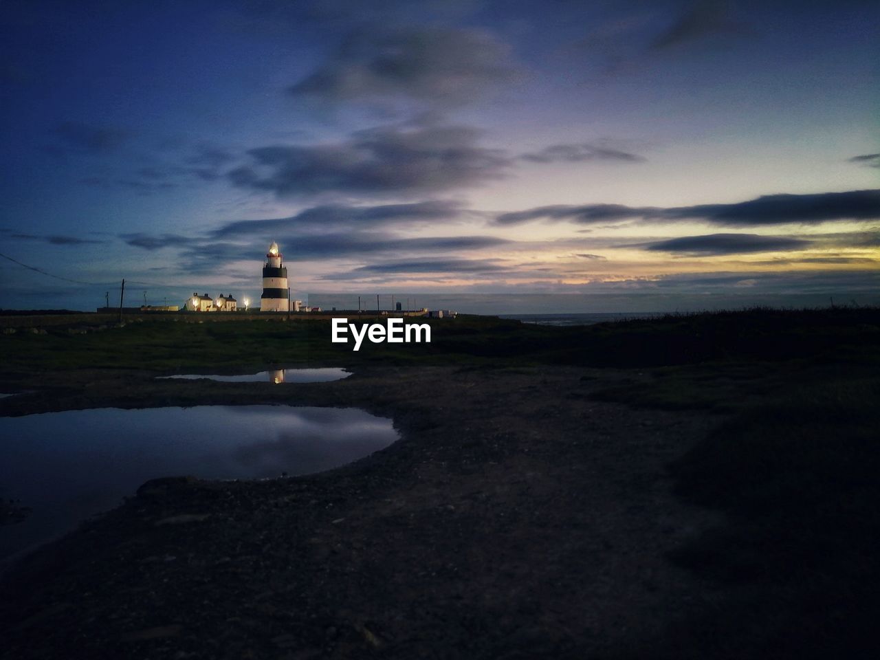 VIEW OF WATER AGAINST CLOUDY SKY