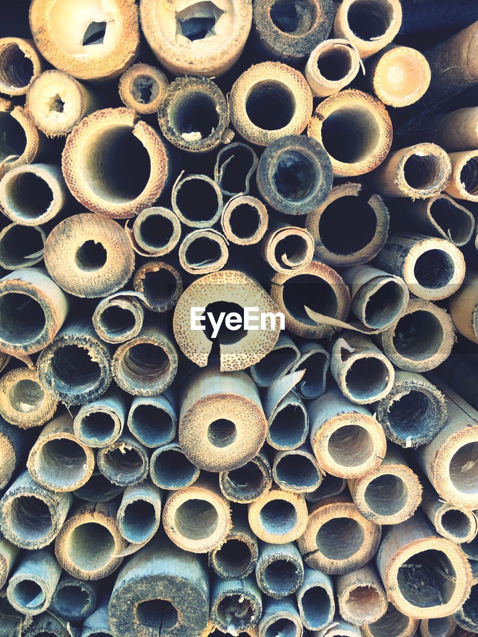 Stacked wood