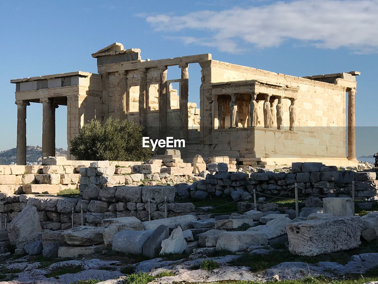 Old ruins against sky