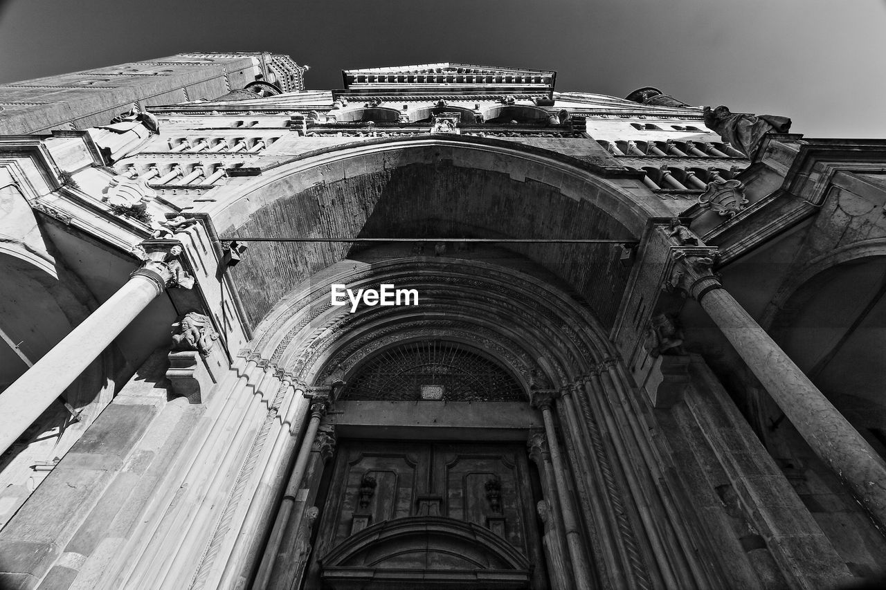 Low angle view of cathedral against sky