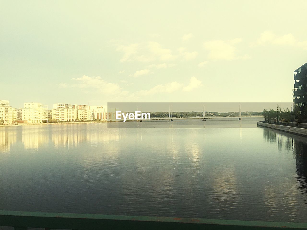 REFLECTION OF BUILT STRUCTURES IN WATER