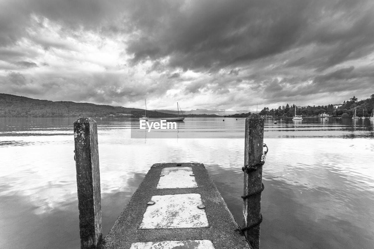 Windermere on a typical cloudy early morning