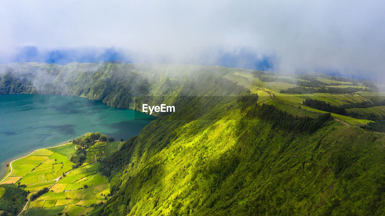 Scenic view of landscape against sky