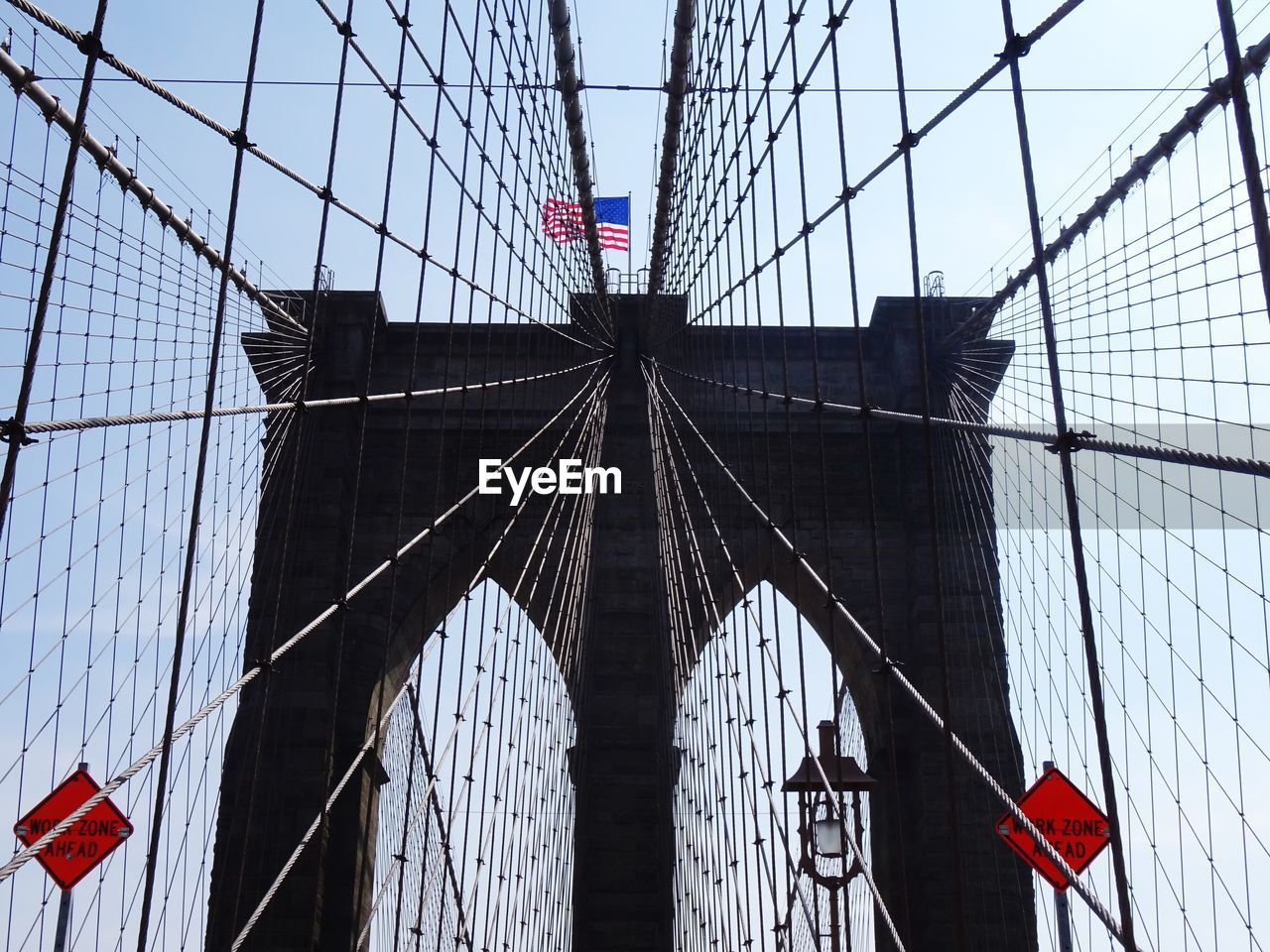 LOW ANGLE VIEW OF FLAGS AGAINST SKY