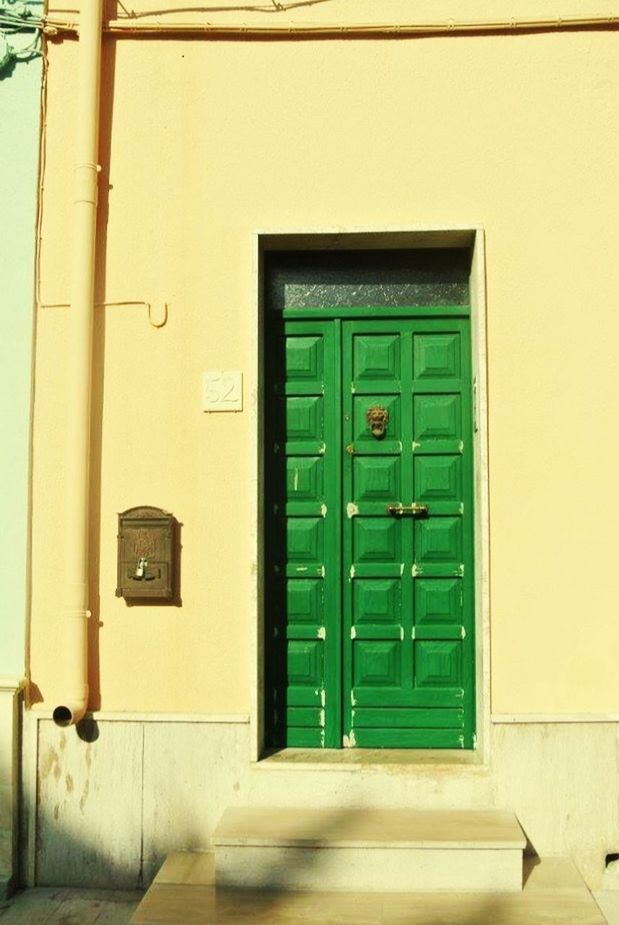 CLOSED DOOR OF HOUSE