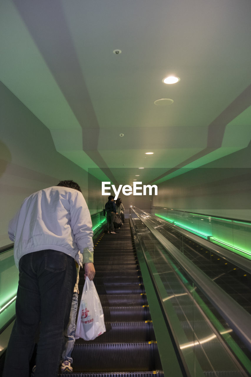 SUBWAY TRAIN ON SUBWAY STATION PLATFORM