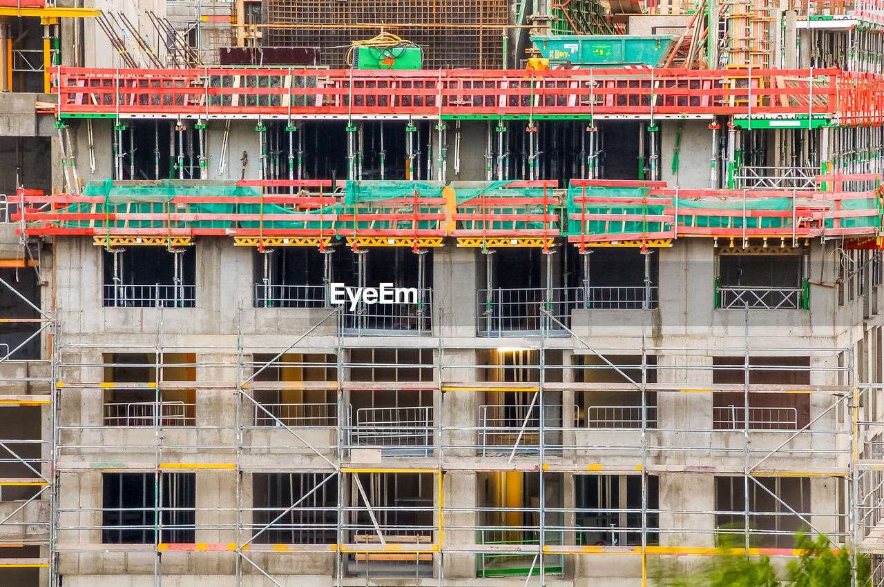 Full frame view of under construction building