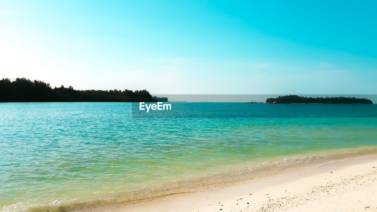 PANORAMIC VIEW OF SEA AGAINST SKY