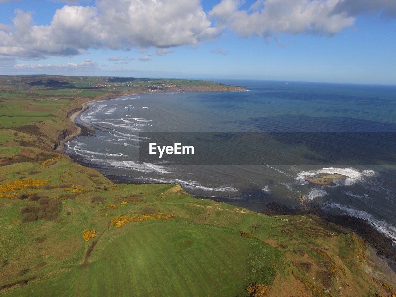 Scenic view of seascape against sky