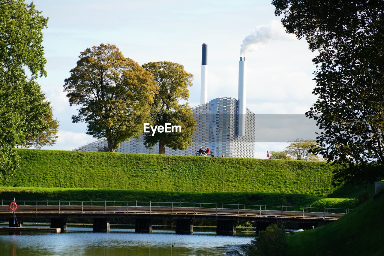 Park with city in background