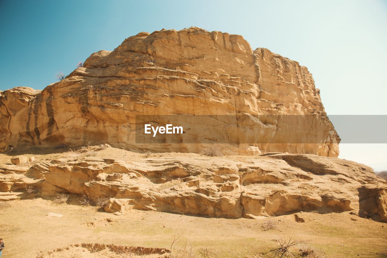 ROCK FORMATIONS ON DESERT