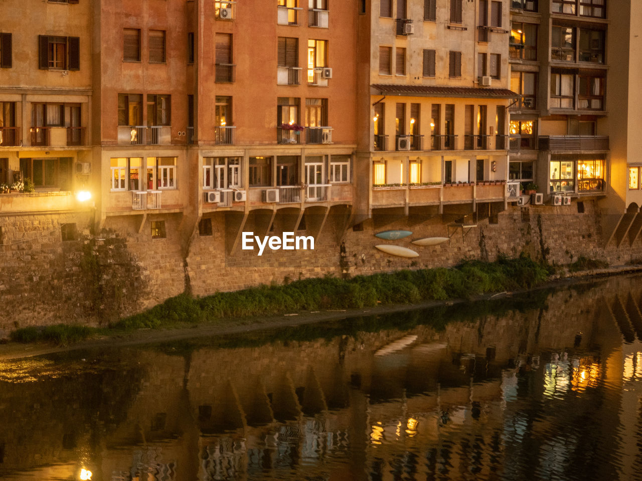 REFLECTION OF BUILDING IN CANAL