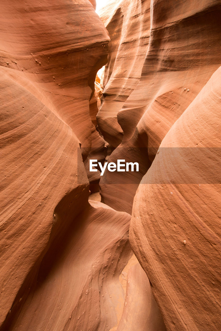 Full frame shot of canyons at desert