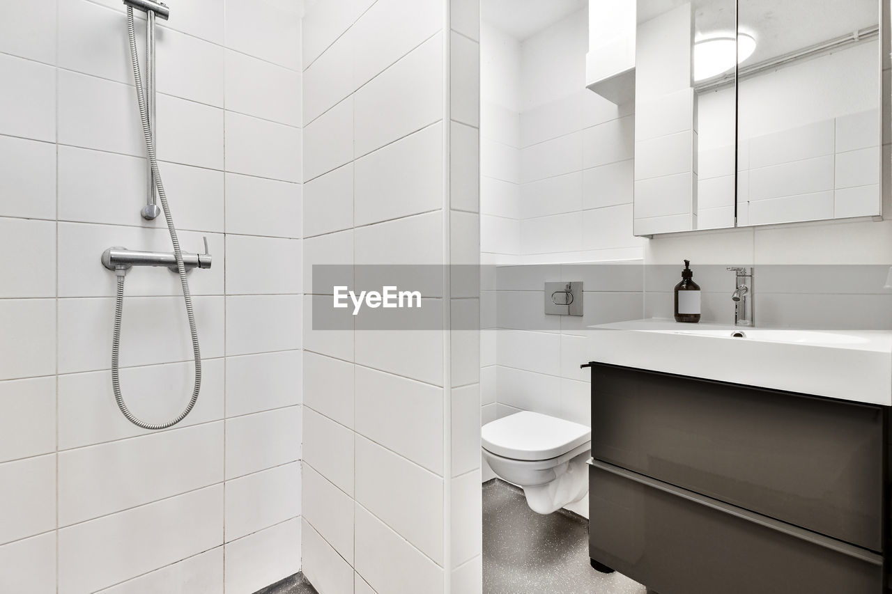 View of bathroom at home