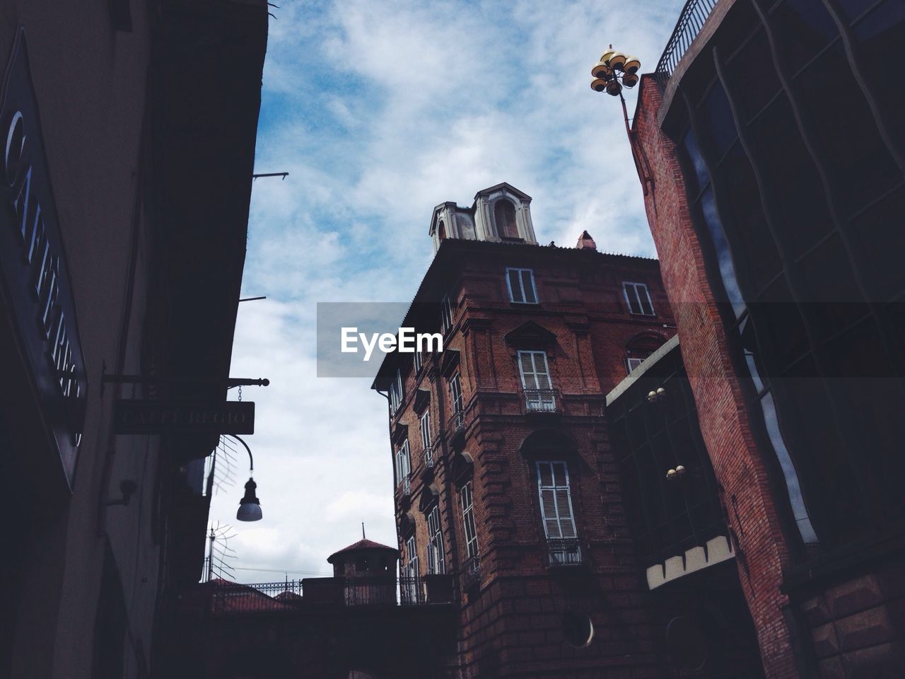 Low angle view of building against sky