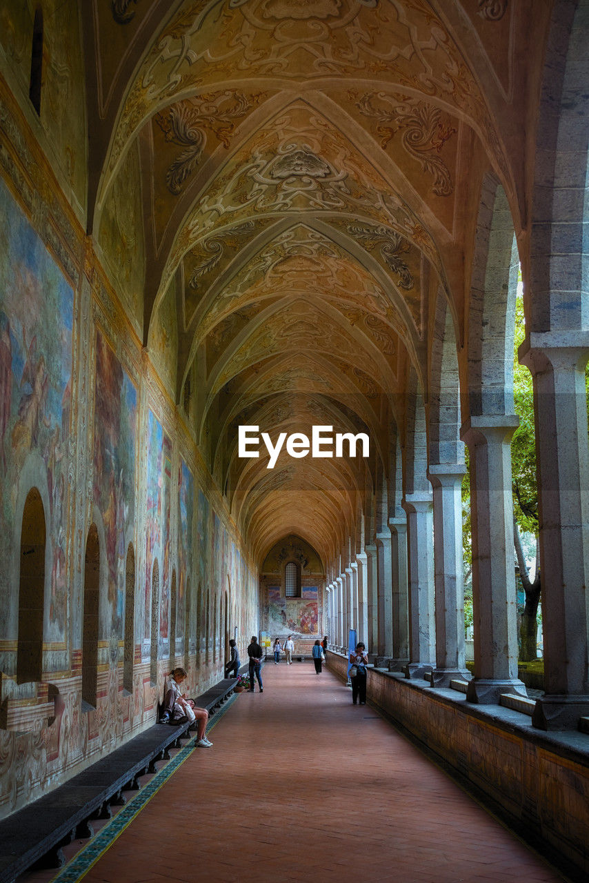 Corridor of historic building