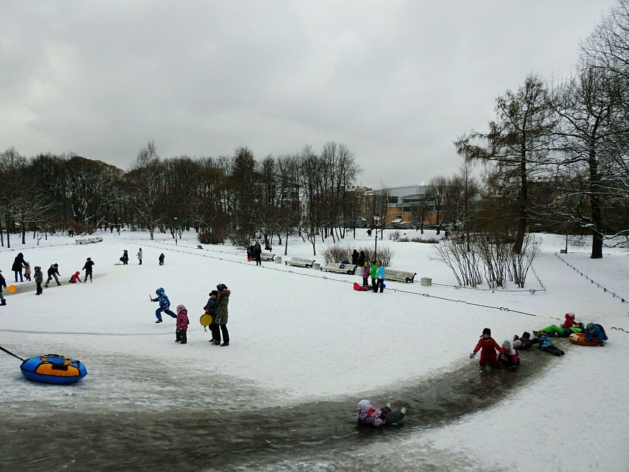 PEOPLE IN SNOW