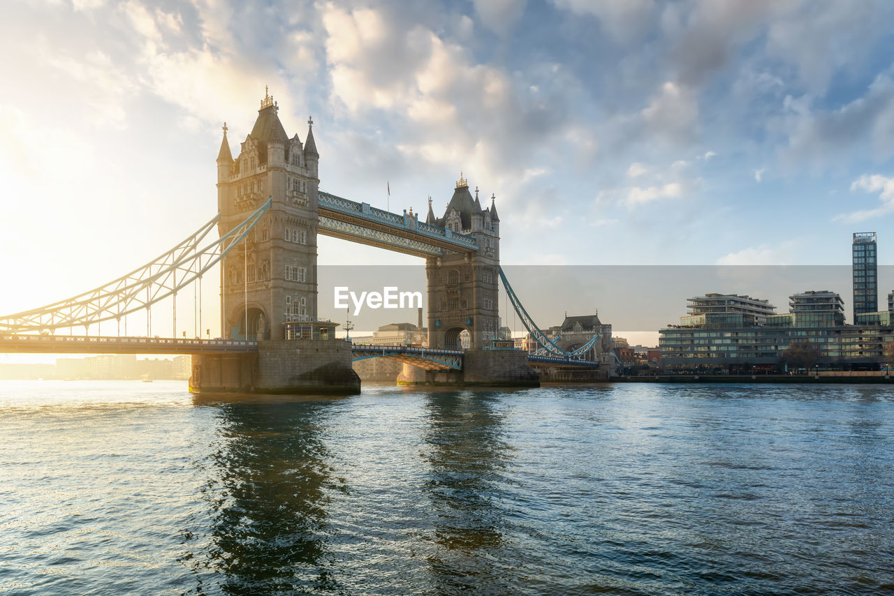 TOWER BRIDGE OVER RIVER