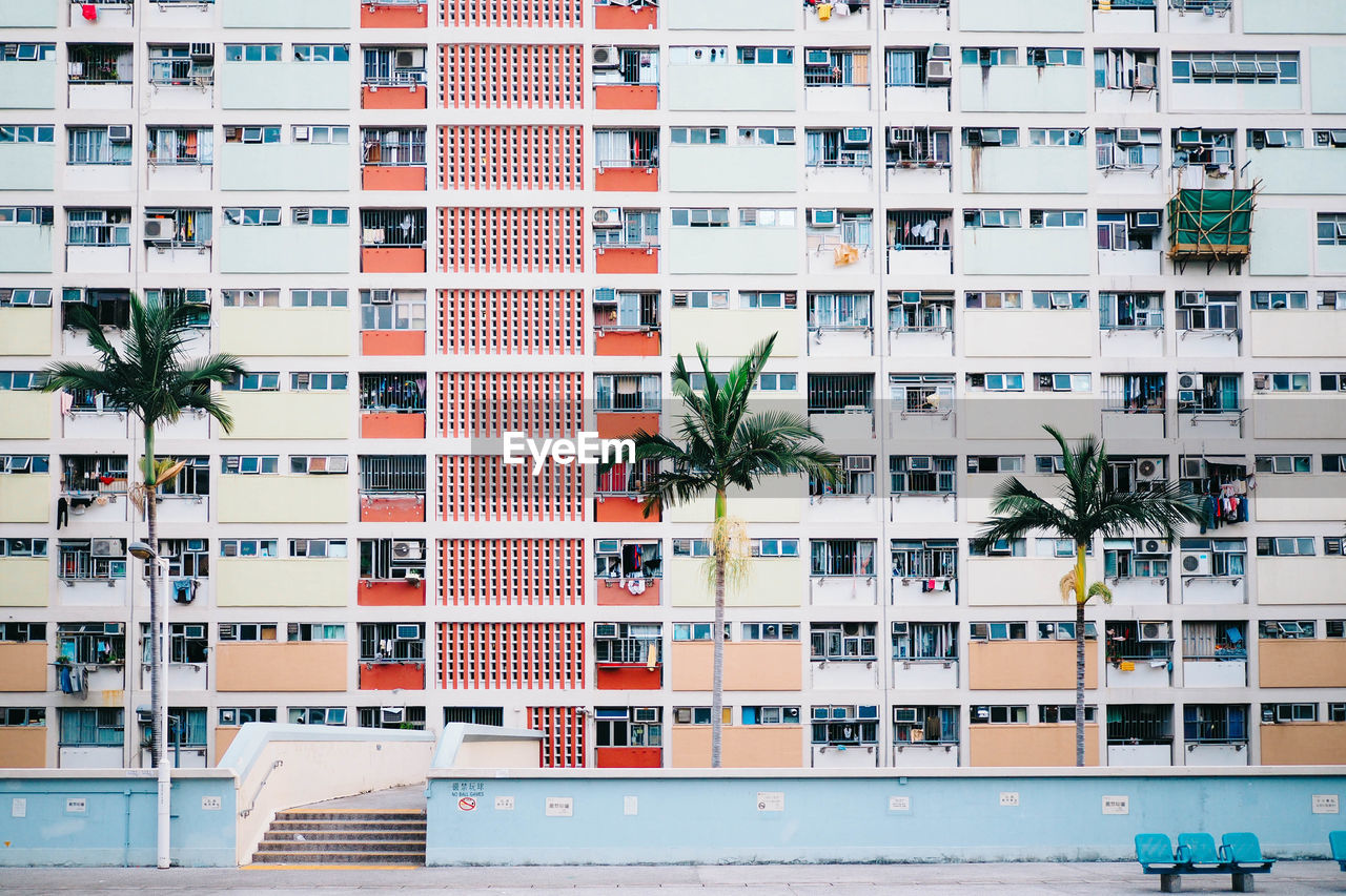 Full frame shot of residential building