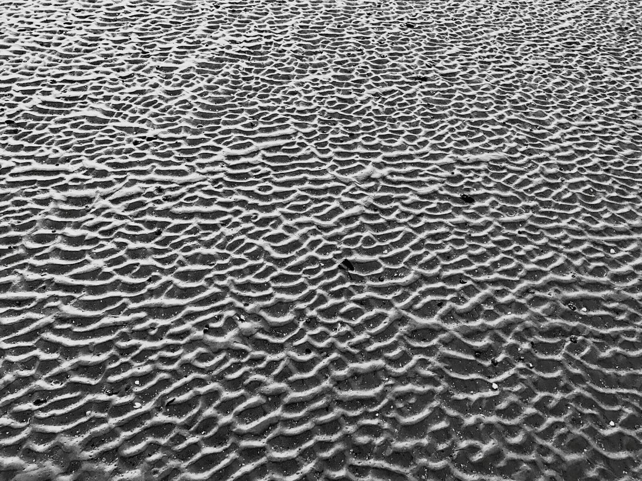 FULL FRAME SHOT OF SAND PATTERN ON BEACH