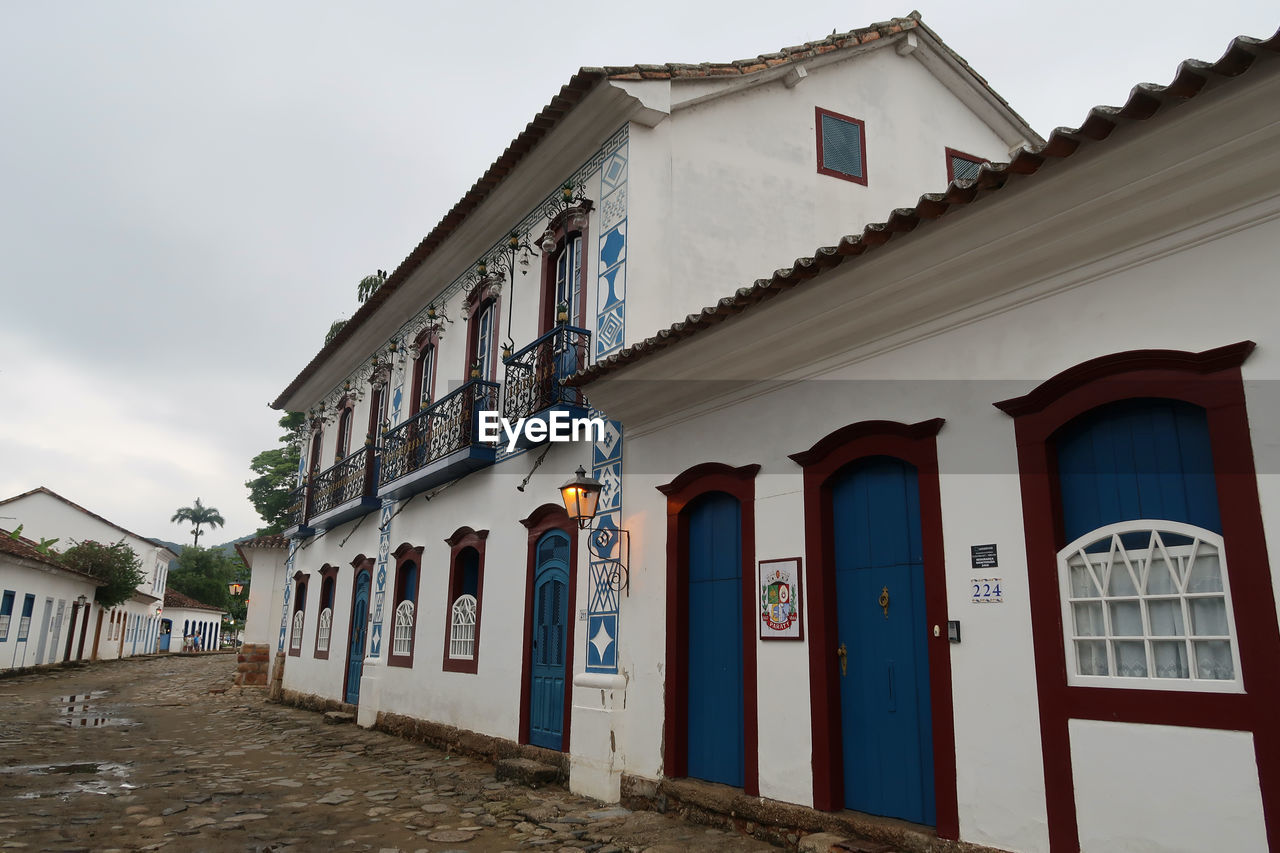 EXTERIOR OF HOUSES AGAINST SKY