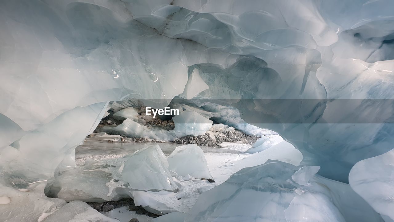 Snow covered glacier 