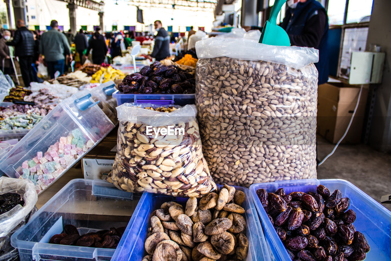 close-up of food for sale at market stall