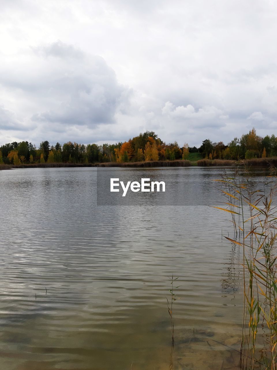 LAKE AGAINST SKY