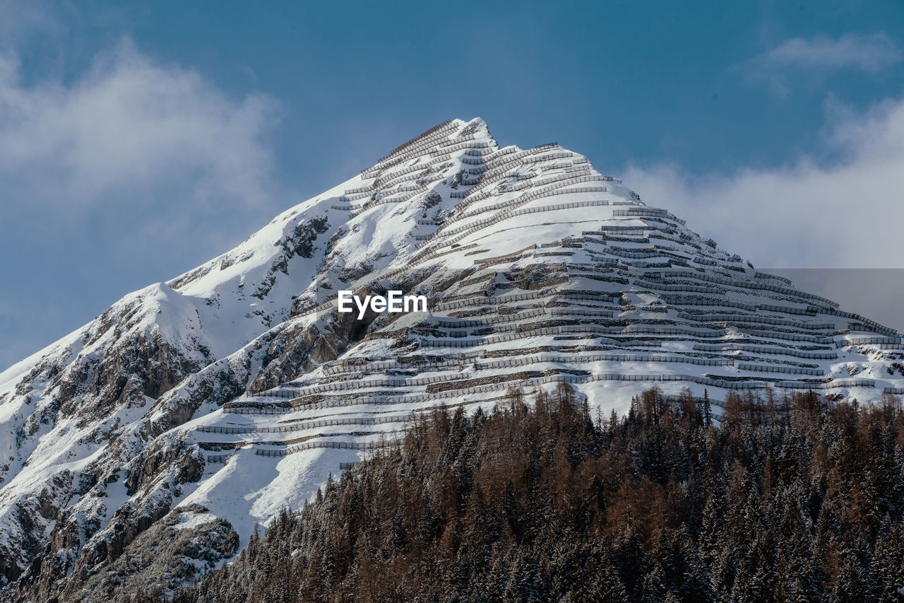 A snow-capped mountain in davos, switzerland