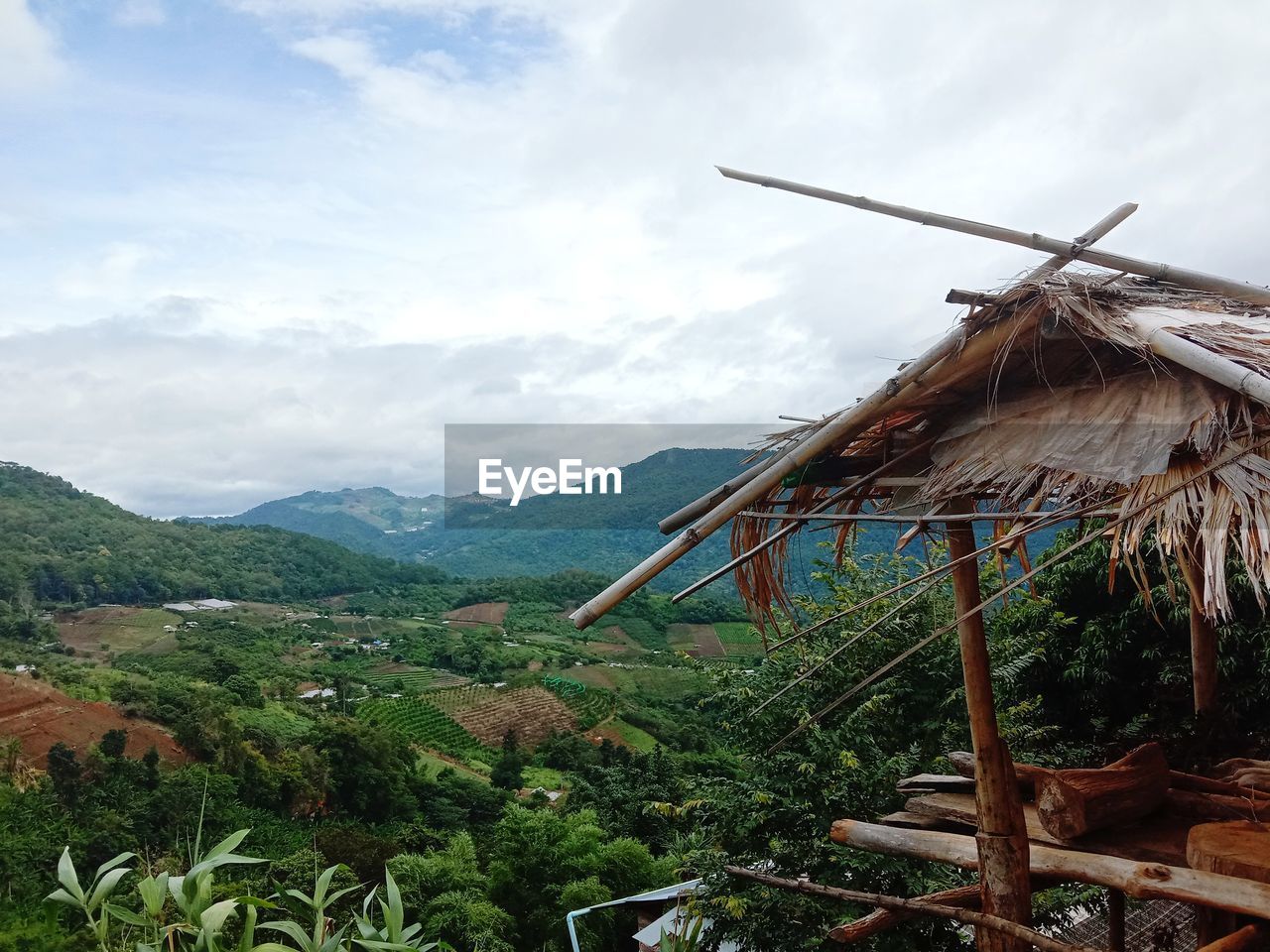 TRADITIONAL WINDMILL AGAINST SKY