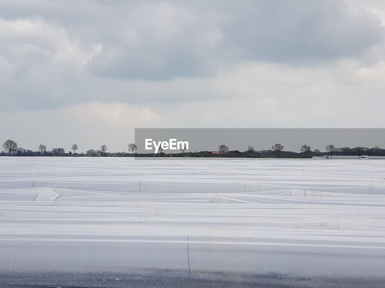 SCENIC VIEW OF WINTER AGAINST SKY