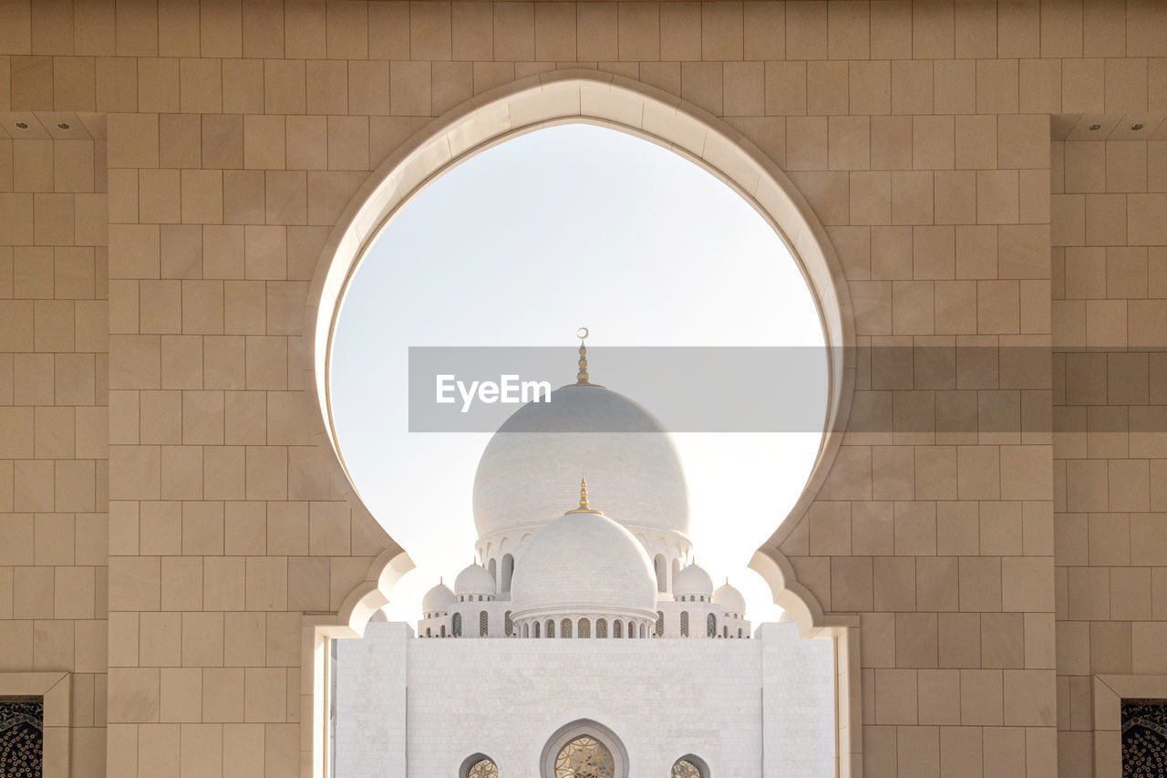 MOSQUE AGAINST SKY