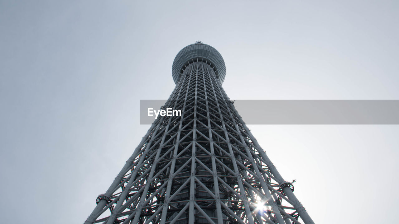 Low angle view of skyscraper