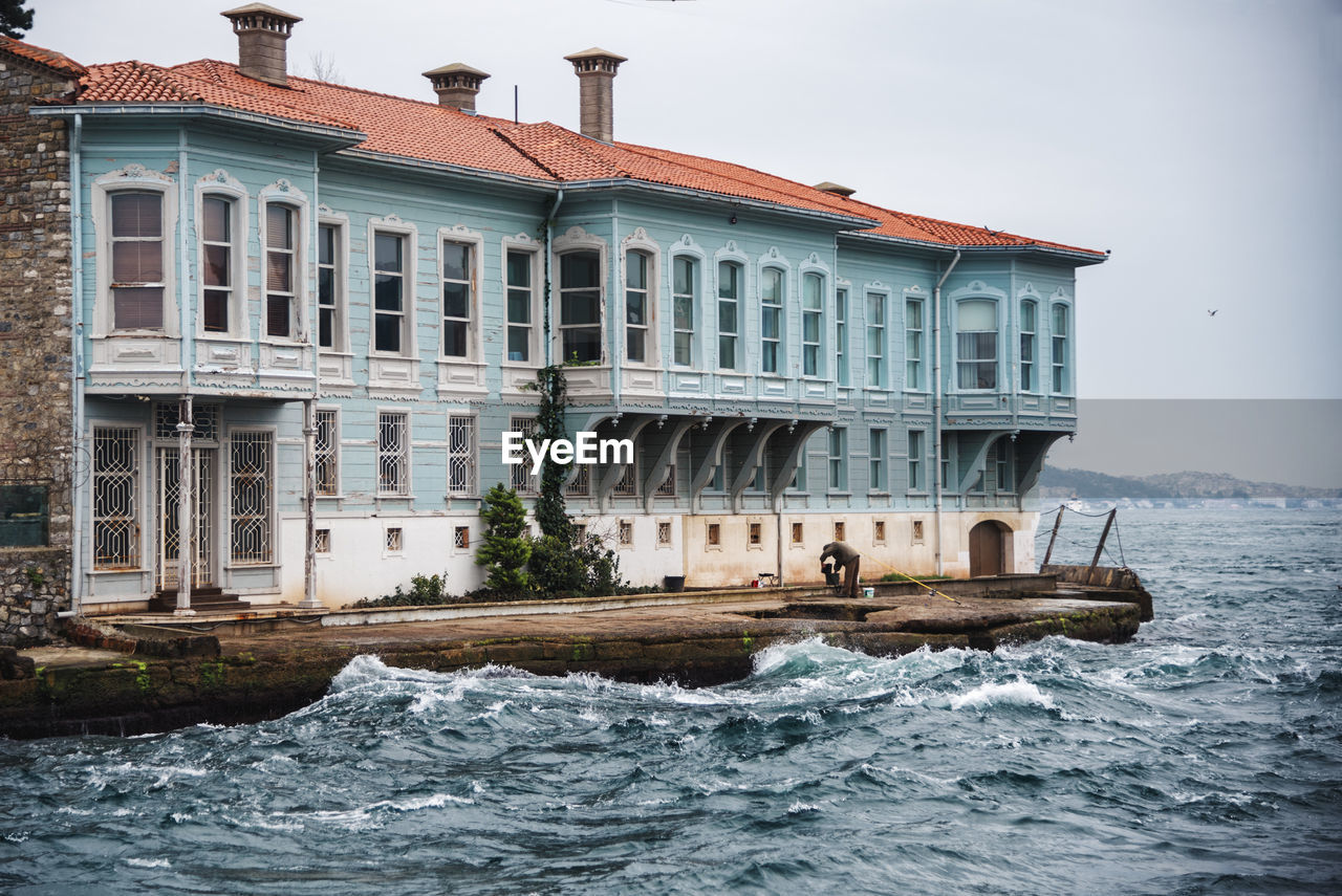 View of building by sea