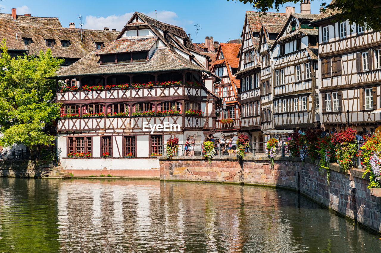 Strasbourg with timber house, france