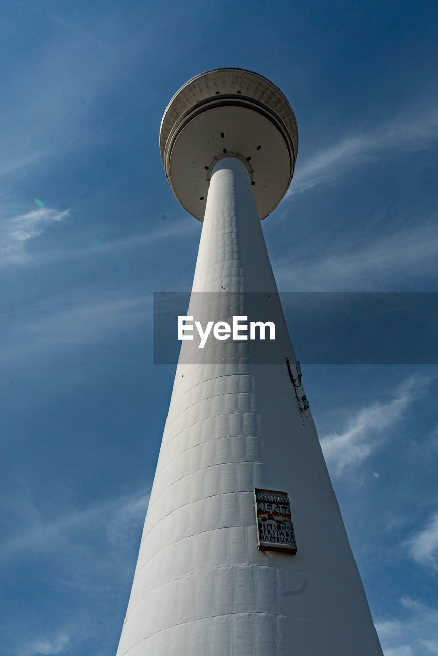 low angle view of windmill against sky