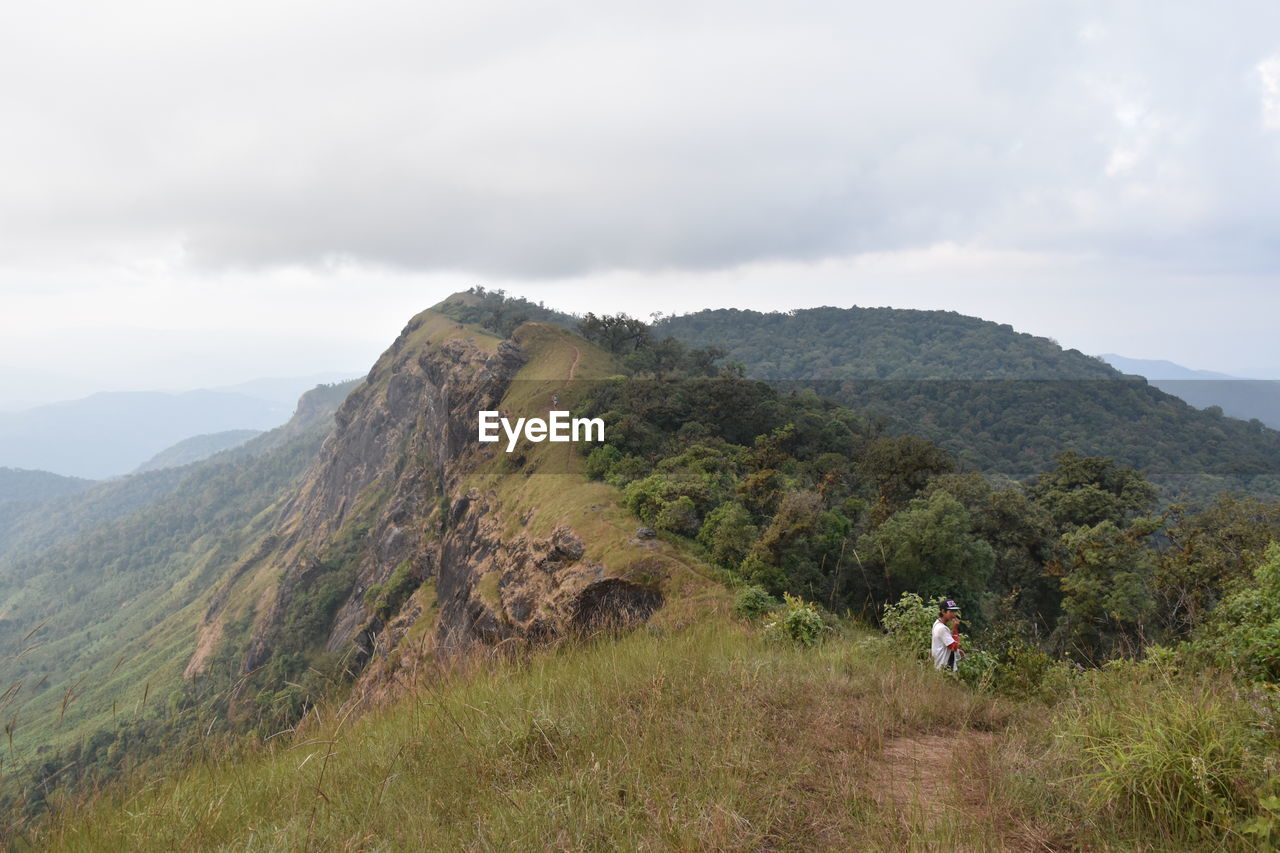 TOURISTS ON MOUNTAIN