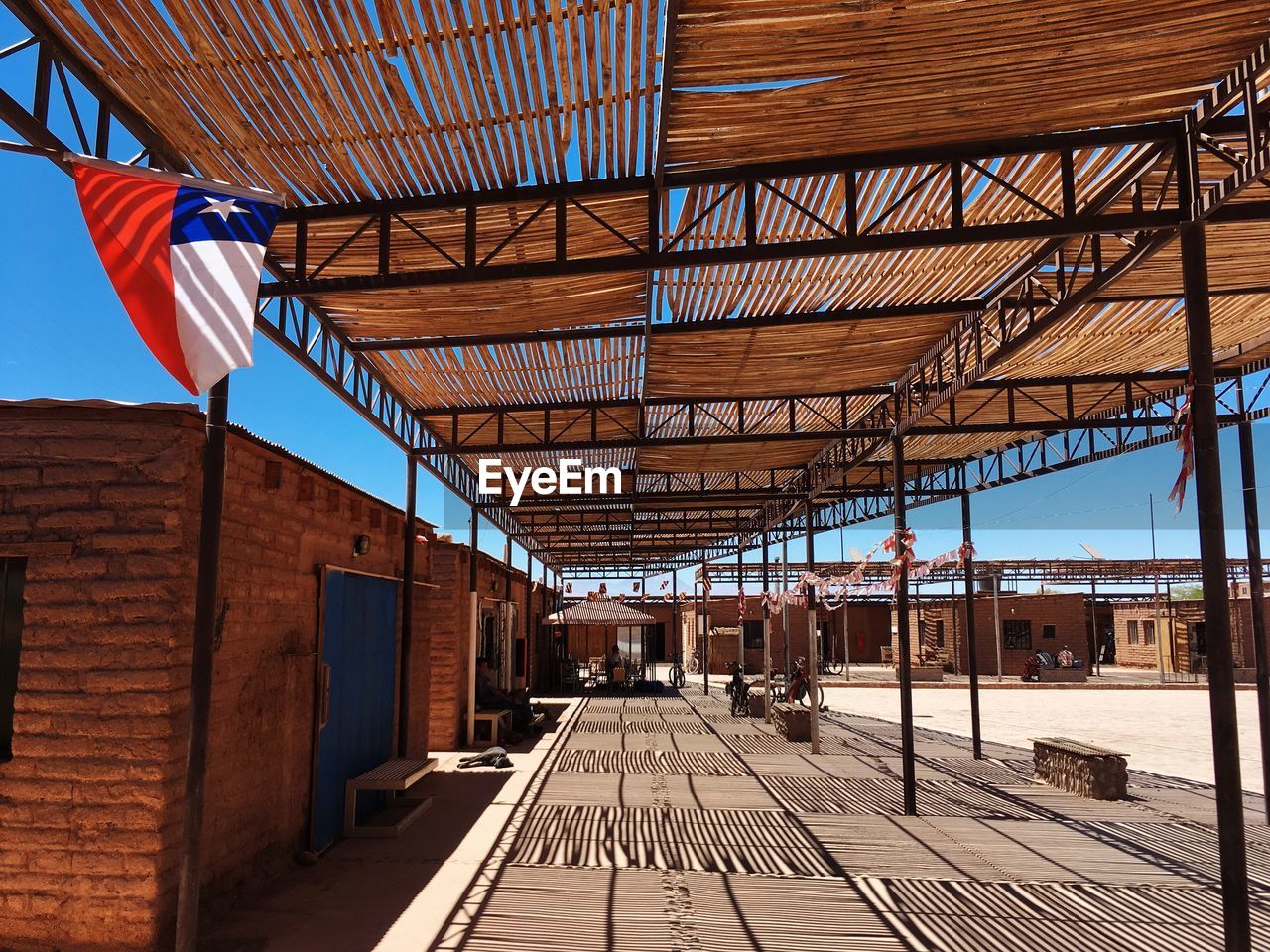 VIEW OF RAILROAD STATION PLATFORM