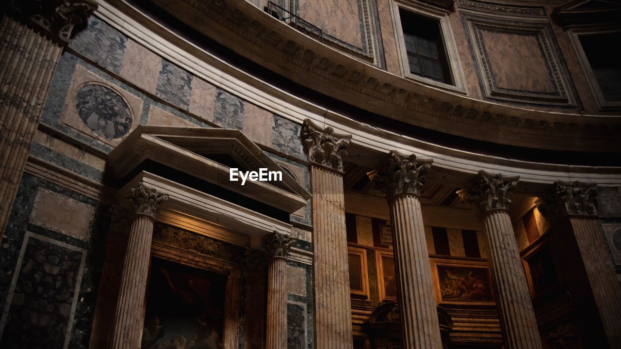 LOW ANGLE VIEW OF HISTORIC BUILDING