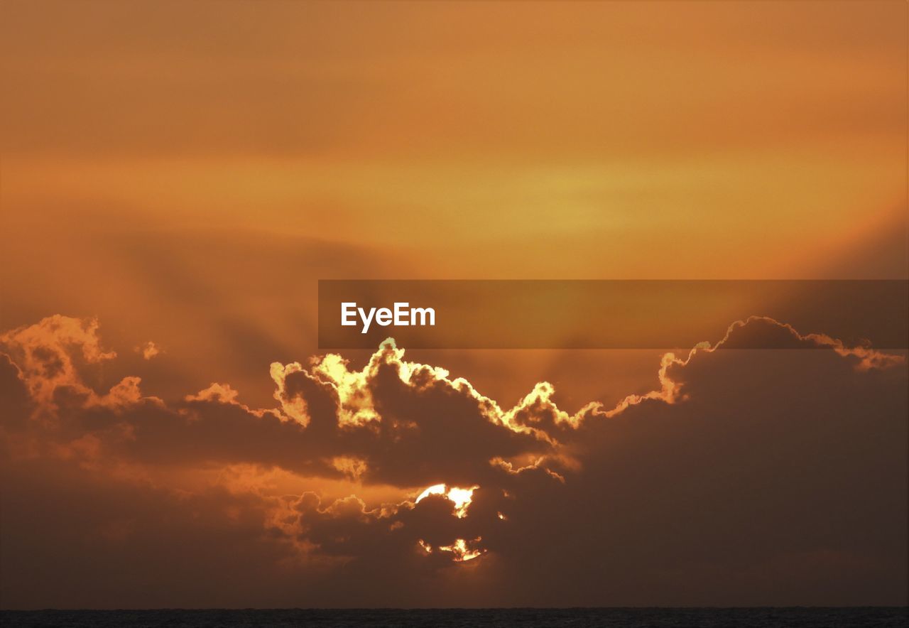 LOW ANGLE VIEW OF SKY DURING SUNSET