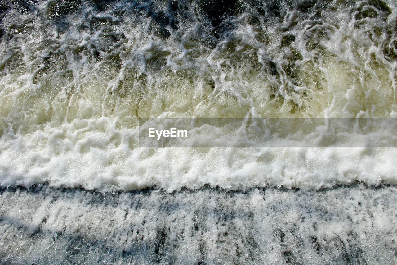 High angle view of beach