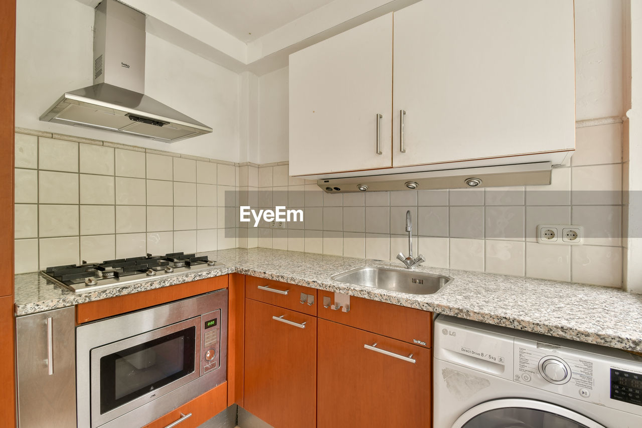 interior of bathroom at home
