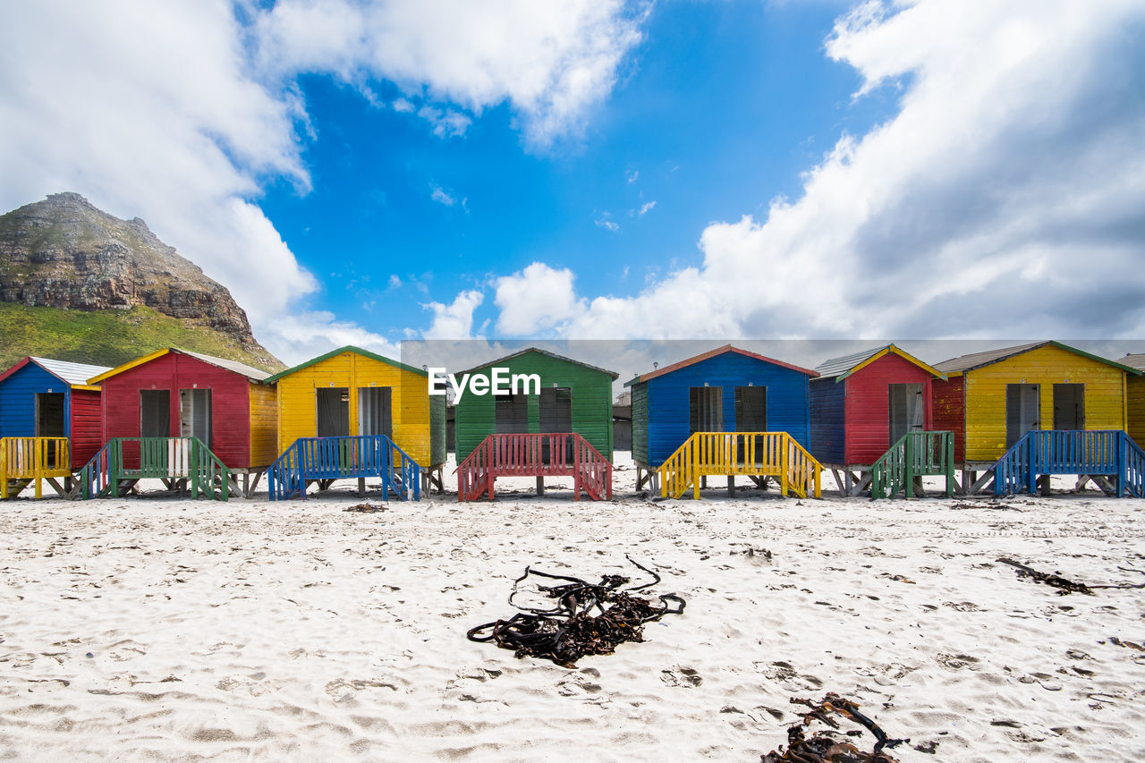 Panoramic view of beach against sky